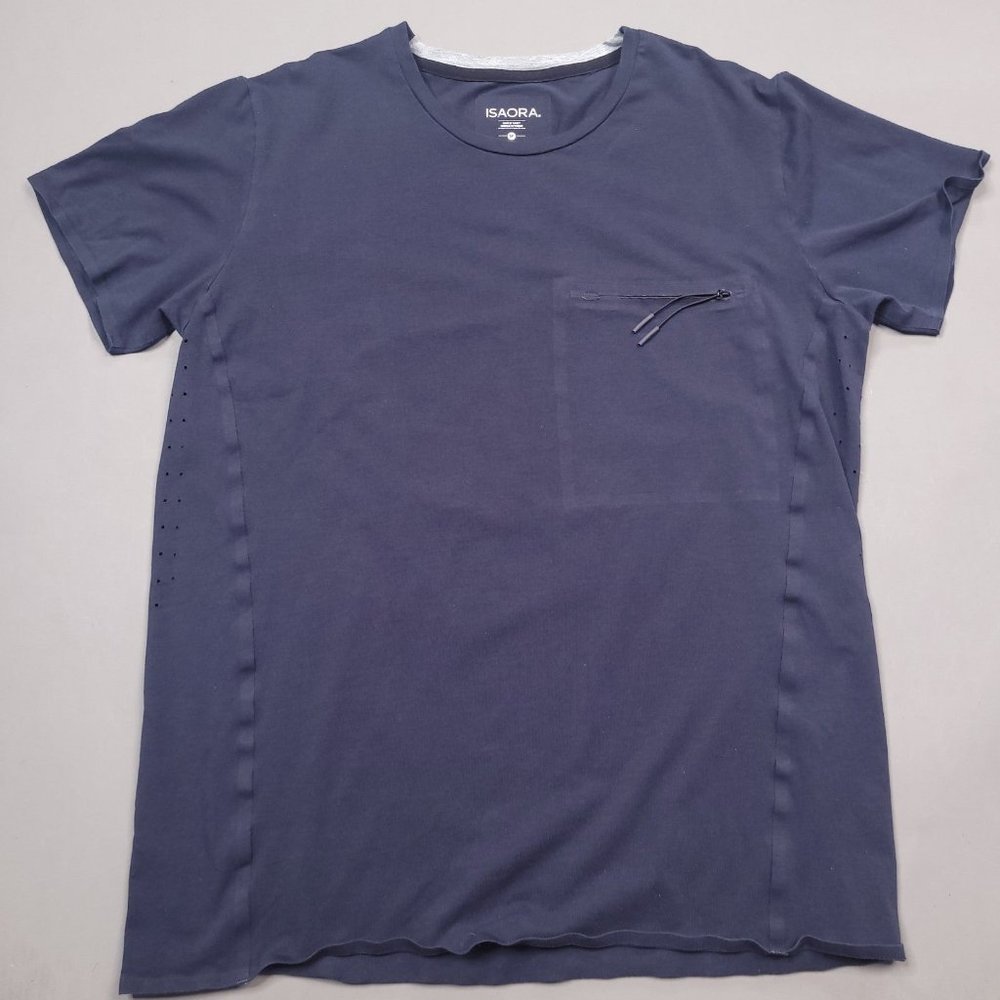 ISAORA 4003 Laser Welded Tee Breathable Athletic Stretch Athleisure Gym Medium